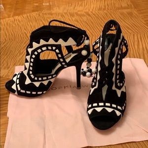 Sophia Webster Riko Suede & Leather Sandal